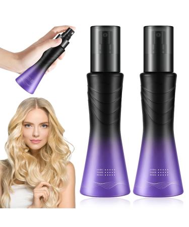 2PCS Voluminous Non-Sticky Leave-In Conditioning Spray - Airy Pomade for Long-Lasting Volume and Hair Care 0.5 Ounce (Pack of 2) Purple