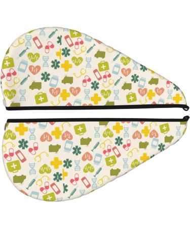 Hair Towel Wrap | Quick Drying Towel Turban with Button | Perfect for All Hair Types - Buy Online on GoSupps.com