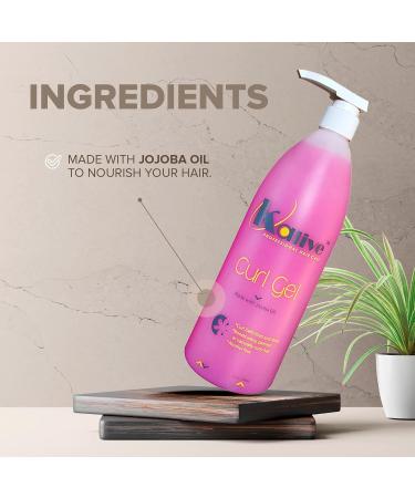 KALIVE Curl Gel 16 oz for Women - Defines All Curl Types & Textures - Pack of 2 - Buy Online on GoSupps.com