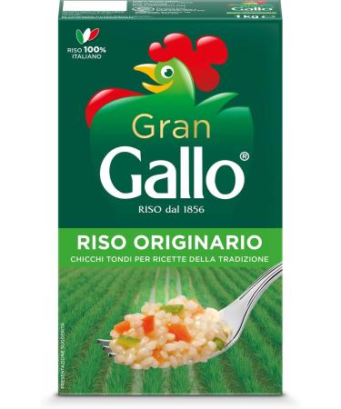  Italian Gourmet E.R. Gran Gallo Riso Originario 100% Italian Rice 15 Minute Cooking Time Ideal for Preparing 1 kg Pack + Gourmet Italian Tomato Pulp Box - Buy Online on GoSupps.com