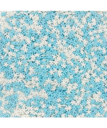 Christmas Snowflakes Sugar Shapes Cake Topper Sprinkles - 25g Edible Matt Sugar Decorations for Festive Cupcakes - Xmas Party Cake Decor - Buy Online on GoSupps.com
