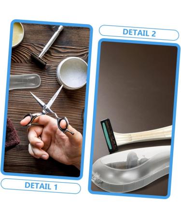 Minkissy 8-Piece Leather Razor Storage Box | Anti-Rust Blade Protection & Universal Travel Case - Buy Online on GoSupps.com