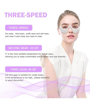 Best Eye Massager with Heat for Dark Circles & Eye Strain Relief | Fatigue-Busting Eye Care Device - Shop Internationally! - Buy Online on GoSupps.com