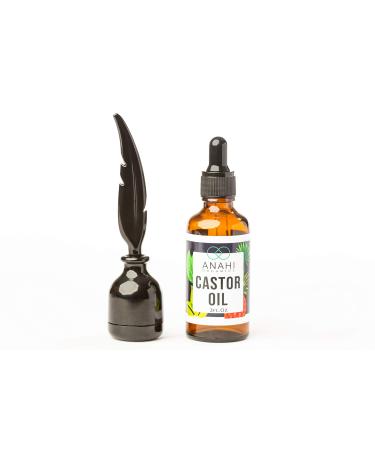 Organic Castor Oil for eyelashes - 100% Pure  Cold Pressed Castrol oil for hair growth  Stimulate Growth for Eyelashes  Eyebrows  Hair. Lash Growth Serum. Brow Treatment. + BONUS FREE Mascara Starter
