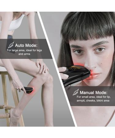 Gamiso IPL Hair Removal Device for Women and Men - At-Home Permanent Hair Remover - Painless on Legs, Arms, Bikini line, Face, Armpits, and Back - Unlimited Flashes - Black - Buy Online on GoSupps.com