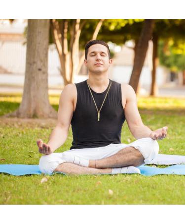 Stainless Steel Mindful Breathing Device for Anxiety Relief - Stress & Panic Attack Relief Tool - Meditation Aid in Silver - Buy Online on GoSupps.com