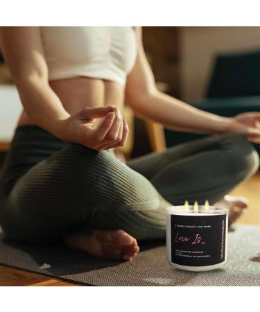 100% Soy Candles Clearance - Hand Poured Aromatherapy Candle (16 Oz) | Essential Oil Scented | 70-Hour Burn Time | Perfect Gift for Men & Women (Love is - Buy Online on GoSupps.com