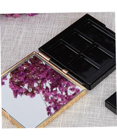 NOLITOY 1pc Eyeshadow Metal Nail File Small Empty Eye Shadow Pallet Eye Shadow Box Powder Box Magnetic 1 count (Pack of 1) Black - Buy Online on GoSupps.com