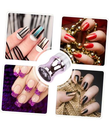 DOITOOL 5 Sets Nail Stamp Transparent Gel Nail Polish Nail Art Stamping Kit Diy Nail Art Silicone Jelly Stampers Manicure Stampers Nail Scraper Beauty Products Plastic Abs Metallic Color - Buy Online on GoSupps.com
