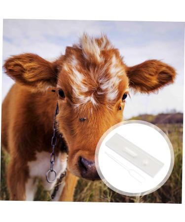 GLEAVI 2 Pcs Pregnant Tester Pregnancy Test Strip for Cow Sheep Pregnancy Test Strip Farm Animal Plastic Whitex2pcs 13X6.2X1cmx2pcs - Buy Online on GoSupps.com