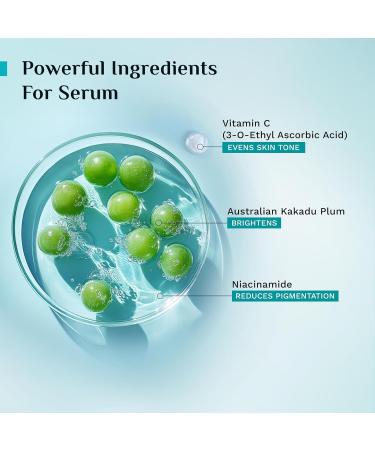 Pilgrim Glow & Detan Radiance Combo | 25% AHA Peeling Solution & 10% Vitamin C Face Serum| Reduces Tan| Radiance & Reduces Dark Spots |Gives Triple Glow+++ - Buy Online on GoSupps.com