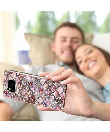 Miago Slim Marble Case for Xiaomi Poco X3 NFC | TPU Bumper Protective Cover | Rose Scale Design - Buy Online on GoSupps.com