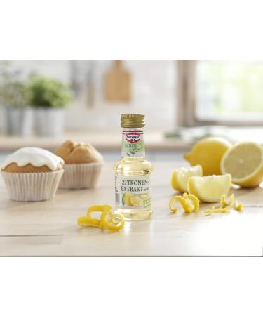 Dr. Oetker Lemon Extract 6 x 35 ml | Authentic Sicilian Flavor for Cakes & Desserts - Buy Online on GoSupps.com