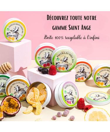 Set of 5 Boxes Raspberry Pastilles Sant'Angelo Raspberry Traditional Sweets 100% French Raspberry - Buy Online on GoSupps.com