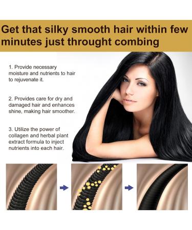 Collagen Hair Treatment 500ML Collagen Hair Mask Deep Repair Conditioning Care 5 Seconds Hair Root Repair Conditioning Argan Oil Hair Mask for Dry Damaged Hair All Hair Types - Buy Online on GoSupps.com