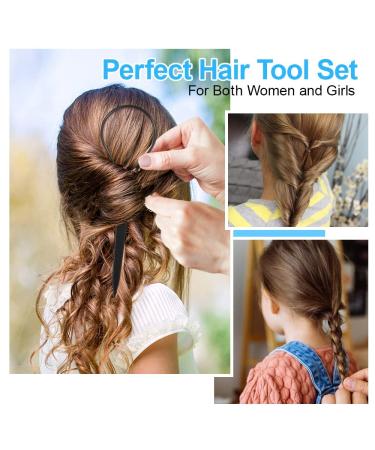 Topsy Tail Hair Tool Set with 1000 Rubber Bands, Hair Elastics, and Styling Tools - Buy Online on GoSupps.com