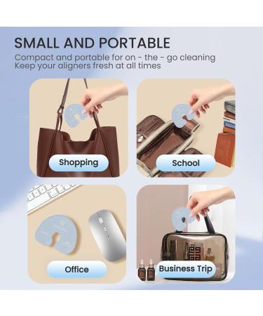 Retainer & Dental Tray Cleaning Solution 12-Pack (Monthly Supply) Deep Cleaner for Clear Retainers Mouth Guards & Night Guards Complements Ultrasonic Cleaning Fresh Mint Scent 12PCS - Buy Online on GoSupps.com