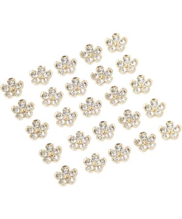 Nail Rhinestones Kit Metal 50 Pieces Sparkling for Nail Art Craft - Buy Online on GoSupps.com