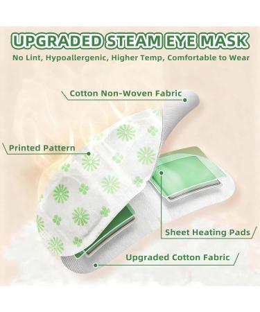  Guidre Pack of 20 heated steam eye masks - Hot compress aid for eyes - Steam sleep mask for puffy eyes - Relaxation and dark circles - Eye care - Buy Online on GoSupps.com