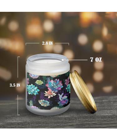 Lavender Candles for Home | Aromatherapy Jar Candles | 7 oz Long Lasting Scented Candles Gift Set for Women | Perfect Birthday Gifts on Black Background - Buy Online on GoSupps.com