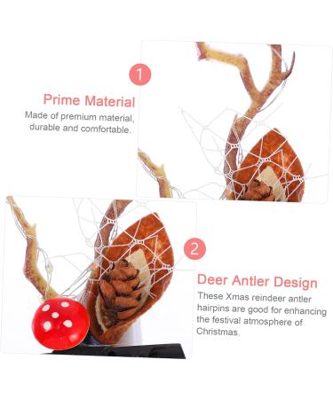 FRCOLOR 3 Pairs Luminous Antlers Hair Clip Toddler Outfits Summer Clothing Role Play Outfits Lightweight Reindeer Antler Clips LED Antler Hair Clip Luminous Reindeer Headband Ear ABS - Buy Online on GoSupps.com