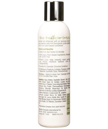 Bio Follicle Hair Growth Conditioner - Organic Rosemary & Mint, 8oz | Strengthen & Nourish Hair, Prevent Thinning & Breakage | Sulfate-Free, Vegan, Cruelty-Free - Buy Online on GoSupps.com