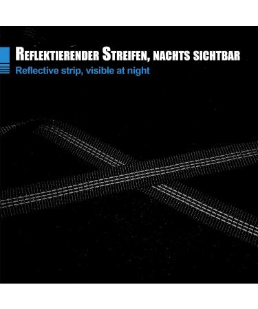 Snocyo Jogging Leash for Dogs | Elastic & Reflective Leash for Medium & Large Dogs | Double Handle & Waist Belt | Black & Blue - Buy Online on GoSupps.com