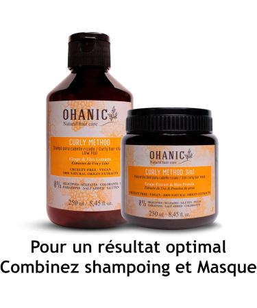 Shampoing cheveux boucl s fris s et cr pus. Low poo Professionnel sans sulfate Curly method Non test sur les animaux. Aux extraits naturels de Raisin et de lin. - Buy Online on GoSupps.com