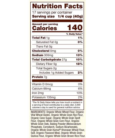 Bob's Red Mill Organic Whole Grain Pancake & Waffle Mix 24 oz - Pack of 2 | 1.5 lbs x 2 | High-Quality Breakfast Mix - Buy Online on GoSupps.com