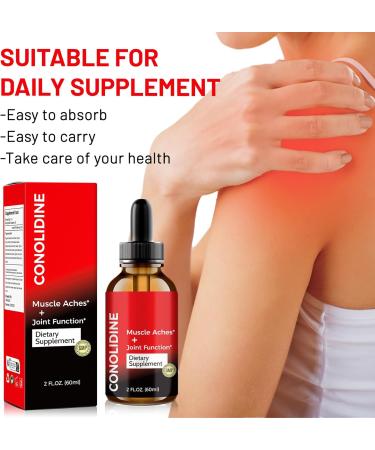 Conolidine Drops - All-Natural Joint Support Supplement for Pain Relief & Improved Mobility (1 PC - Buy Online on GoSupps.com