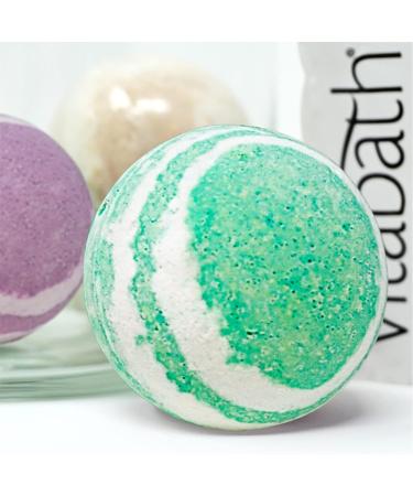 Vitabath Foaming Bath Bomb - Cool Spearmint & Thyme Aromatherapy Blend - 6 Ounce - Buy Online on GoSupps.com