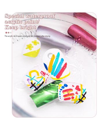 12 Pcs Nail Art Pens Set - Acrylic Nail Polish & Graffiti Painting Pens for Salon DIY Design - Buy Online on GoSupps.com