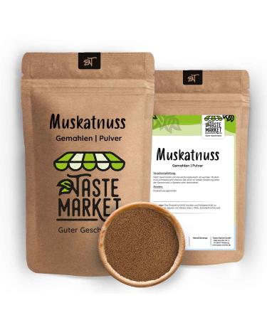 TASTE Guter Geschmack 200g ground nutmeg | Nutmeg powder | Whole nutmeg | Grated nutmeg | Aromatic spices