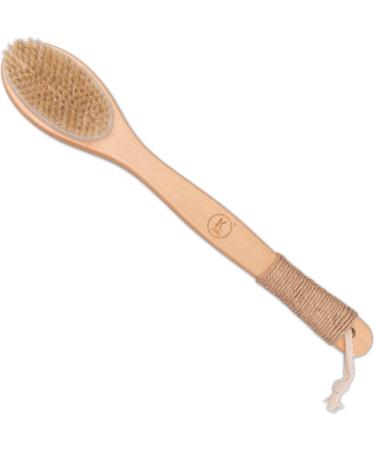 K-Pro Back Brush with Long Handle - Dual-Sided Soft & Hard Bristles for Ultimate Body Care | International Shipping - Buy Online on GoSupps.com
