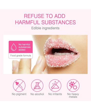 Ruilonghai Peach Lip Scrub - 30g | Organic Hydrating Exfoliator with Dead Sea Salt & Jojoba Oil for Soft Moisturized Lips - Buy Online on GoSupps.com