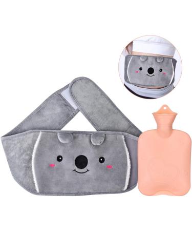 Queta Hot Water Bottle 1000ml - Thick Rubber Heat Bottle with Soft Plush Cover for Waist Abdomen Hands Shoulders & Neck Warmer - Ideal for International Shipping - Buy Online on GoSupps.com