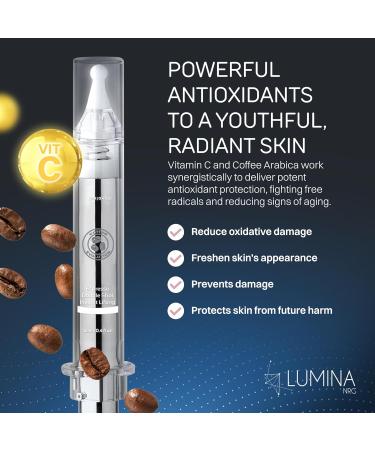 Lumina NRG Hydrating Face Serum with Caffeine Lightweight Facial Serum for Daily Skincare, Brightening Look, Smooth Texture & Radiant Glow For Women & Men - Buy Online on GoSupps.com