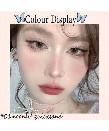 Korean Glitter Eyeshadow Eyeliner Set - 8PCS Waterproof Long-Lasting Pigmented Eye Makeup - Buy Online on GoSupps.com