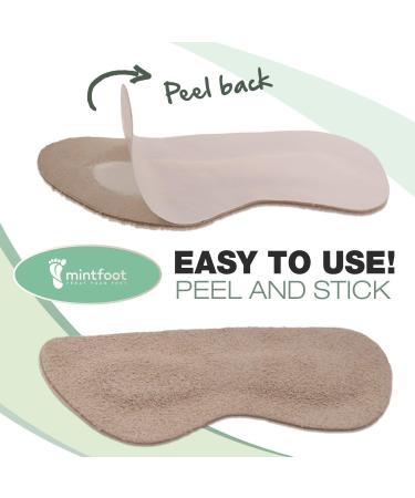 Mintfoot Leather Heel Grips - 10 Pieces - Shoe Liners for Women & Men - Prevent Blisters & Cuts - Buy Online on GoSupps.com