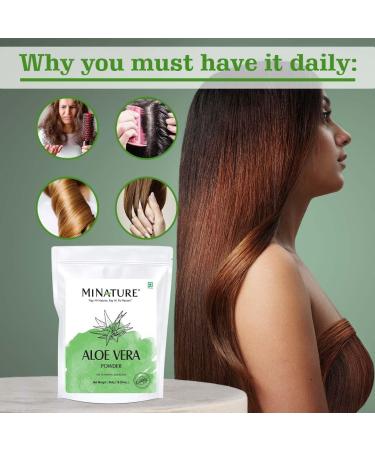 Buy Pure Miniature Aloe Vera Powder | Vegan Non-GMO Natural Skin & Hair Care | 454g Made in India - Buy Online on GoSupps.com