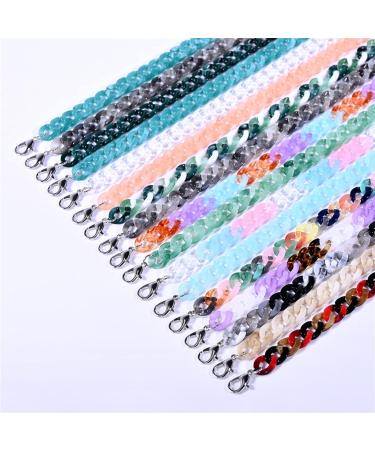 SBTRKT 5-Piece Acrylic Fiber Eye Chain for Sunglasses - Fashionable Waterproof Non-Slip Corrosion-Resistant & Durable Multicolor 72cm - Buy Online on GoSupps.com