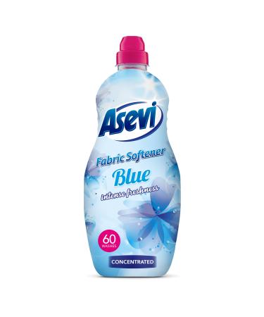Asevi Fabric Softener Laundry Conditioner Liquid Fabric Softener 1.5L 60 Washes Blue Blue 1.5 l (Pack of 1)
