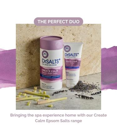 Buy DrSALTS+ Calming Therapy Epsom Salts - Relaxing Lavender Chamomile & Lemongrass Bath Salts for Body & Mind | 750g - International Shipping Available - Buy Online on GoSupps.com