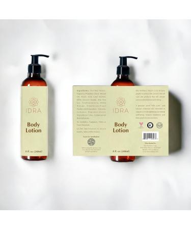 IDRA Aloe Vera Body Lotion - Deep Hydration Fast Absorbing All Skin Types - 8 fl oz (240 ml) | International Shipping - Buy Online on GoSupps.com