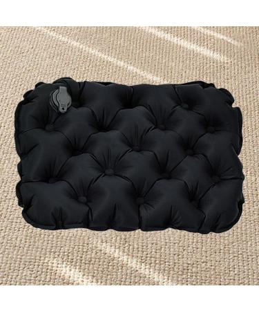 Inflatable Cushion Seat | Portable Air Sitting Cushion Air Inflatable Pressure Relief Seat Cushion for Wheelchair Car Home Black - Buy Online on GoSupps.com