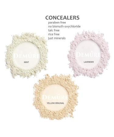 Demure Mineral Concealer for Dark Circles Under Eyes - Yellow (2g) - Buy Online on GoSupps.com