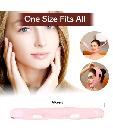 ParaFaciem Reusable V Line Mask - Facial Slimming Strap for Double Chin Reduction & Face Lifting - V Shaped Slimming Face Mask - 1 Count - Buy Online on GoSupps.com
