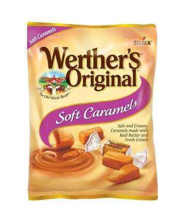 Werther's Original Soft Caramels 4.51 Ounce (Pack of 12)