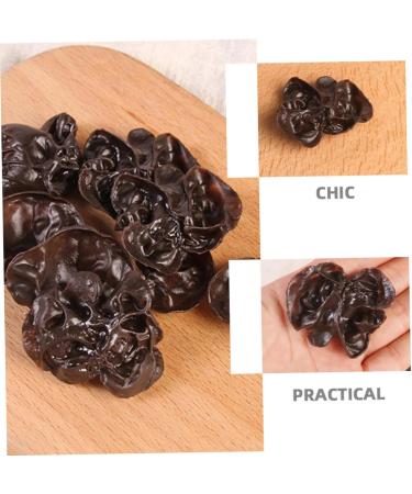 COOPHYA 15pcs Fake Vegetables Realistic Vegetables Faux Veggies Model Agarics Simulation Vegetables Agarics Props Lifelike Veggies Toy Decor Black Fungus Model Food Ornaments Pvc Dark Brown 5.00X4.20X1.00CM - Buy Online on GoSupps.com