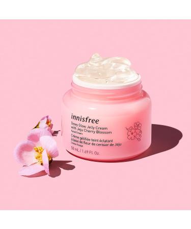 innisfree Cherry Blossom Dewy Glow Jelly Cream Face Moisturizer 1.69 Fl Oz - Hydrating and Illuminating Formula - Buy Online on GoSupps.com